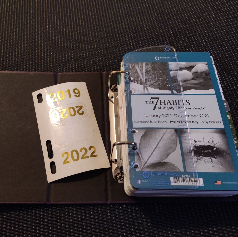 Franklin Planner Compact 2021 inserts